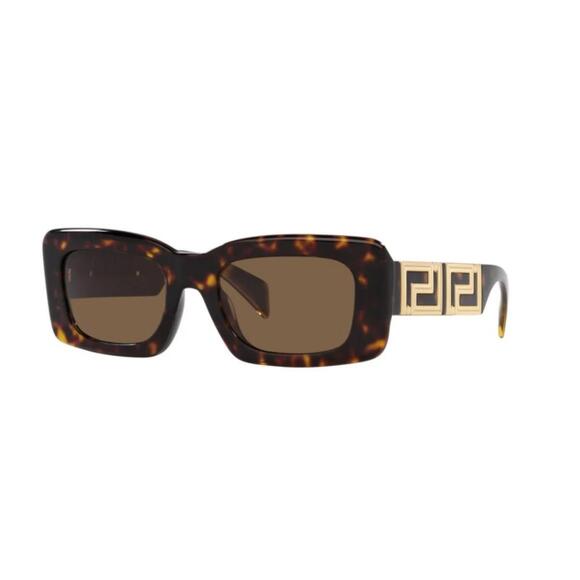 Versace Woman Sunglasses 54Mm Havana - #265297V13B
